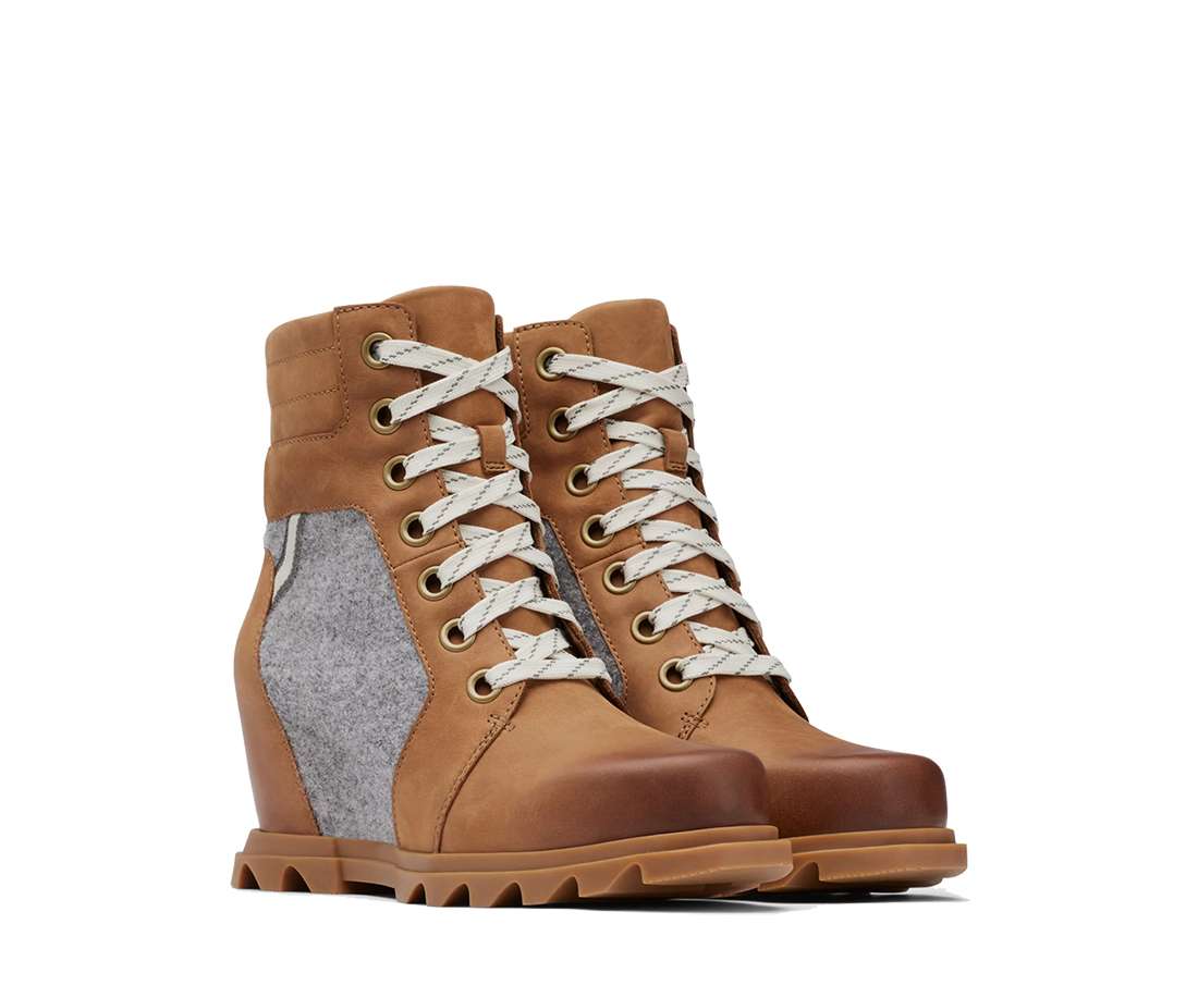 SOREL WOMEN'S JOAN OF ARCTIC™ WEDGE III LEXIE BOOTIE, NL4362-243, Taffy - Gum 2