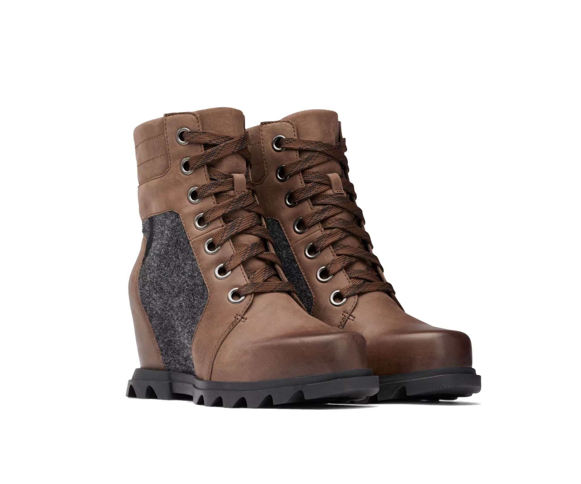 SOREL WOMEN'S JOAN OF ARCTIC™ WEDGE III LEXIE BOOTIE, NL4326-258,  Tobacco Black