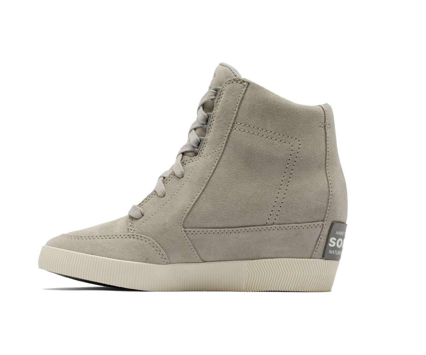 SOREL WOMEN'S OUT N ABOUT™ WEDGE BOOTIE, NL4913-081, Dove -Quarry