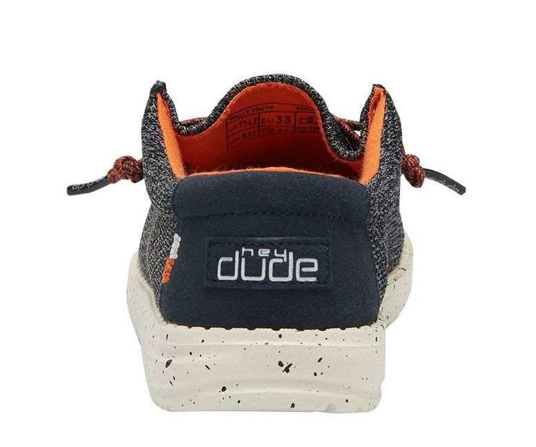 Hey Dude Youth Wally Youth Shoes 130132118 Ocean Blue