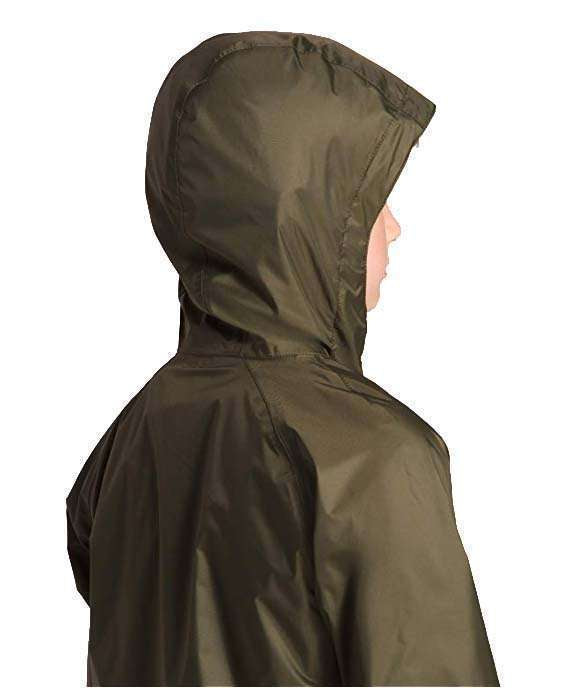 The North Face Boys' Zipline Rain Jacket Taupe Green