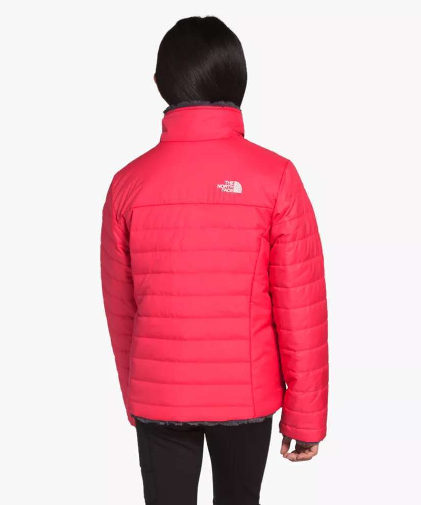 The North Face Girls' Mossbud Swirl Reversible Jacket (Paradise Pink)