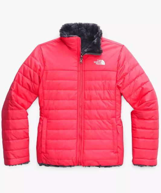 The North Face Girls' Mossbud Swirl Reversible Jacket (Paradise Pink)