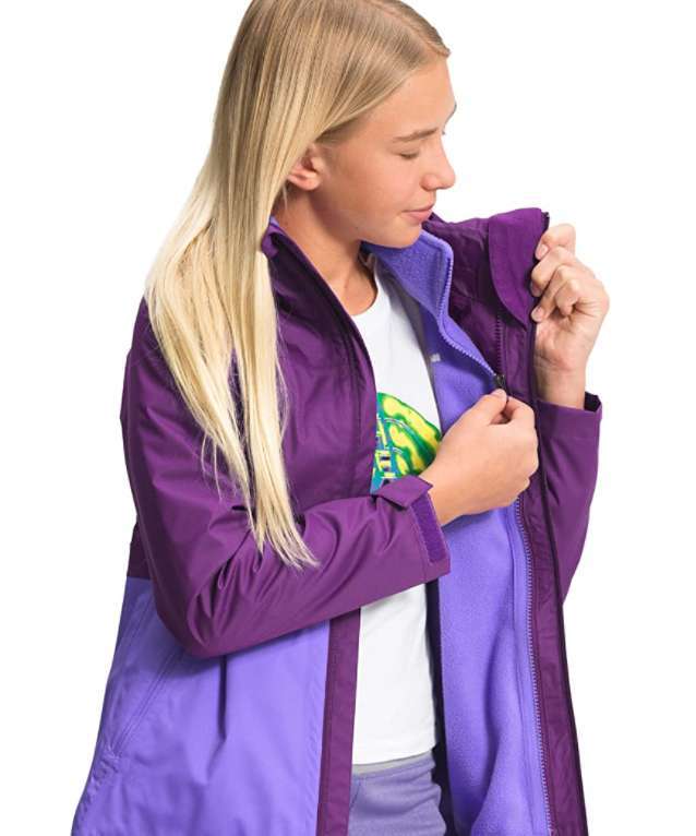 North Face Girls' Vortex Triclimate Jacket #NF0A5GCJJC0 Gravity Purple