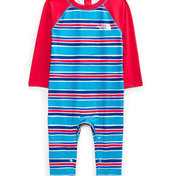 North Face Infant Sun Full Length One-Piece #NF0A53CS059 Pop Purple Rainbows End Print