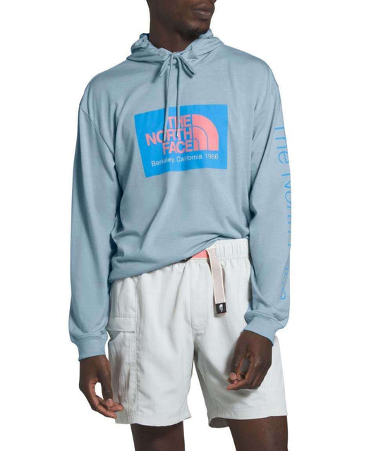 The North Face Men's 66 California Tri-Blend Pullover Hoodie (Faded Blue Heather)