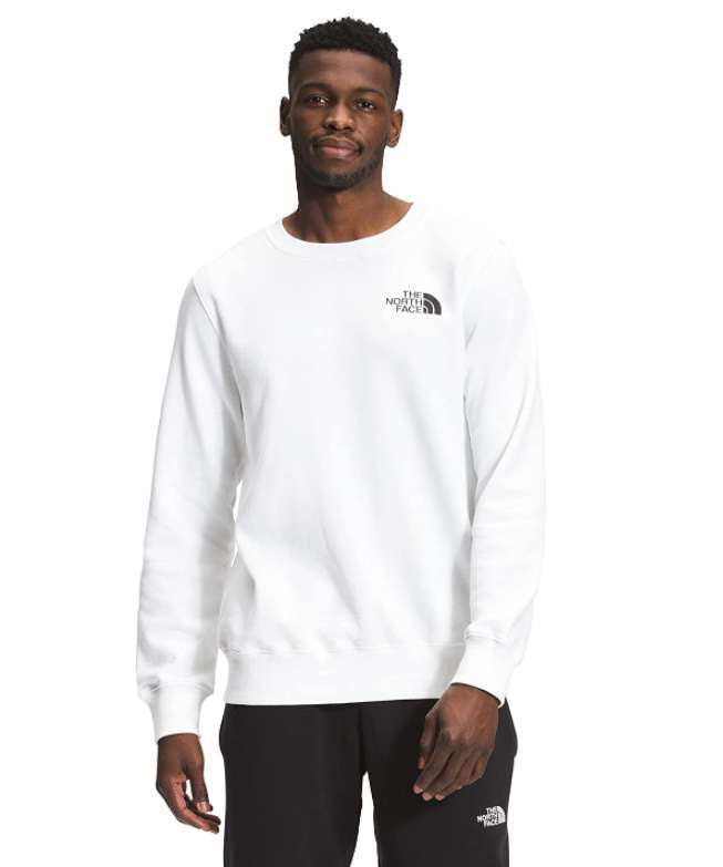 North Face Men's Box NSE Crew Neck Pullover Sweatshirt #NF0A5A6BH7 (Monterey Blue)