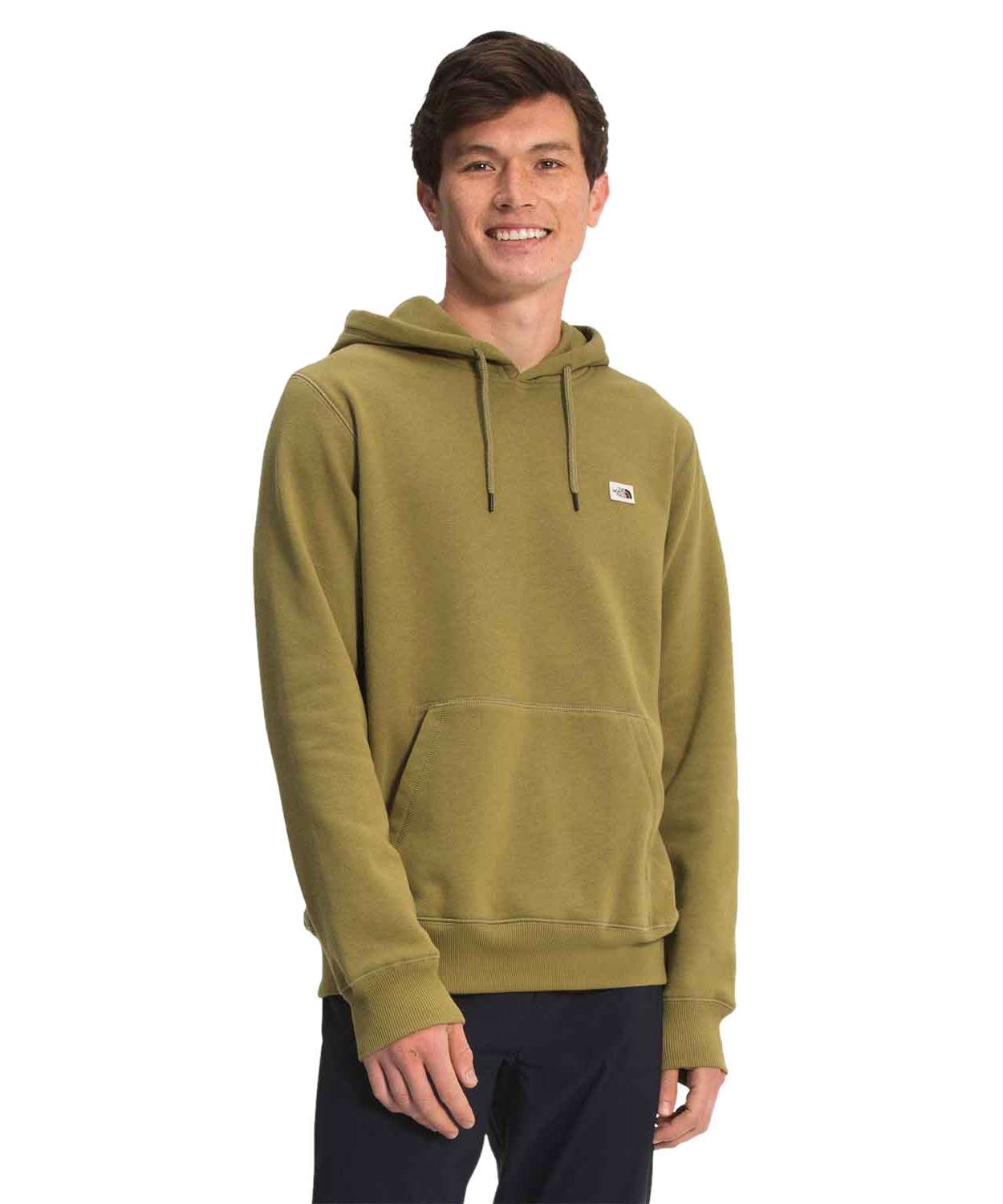 North Face Men's Heritage Patch PO Hoodie #NF0A532BY94 Green Moss