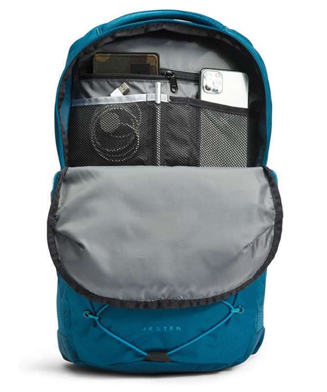 North Face Men's Jester Laptop Backpack #NF0A3VXFY32 (Moroccan Blue/Meridian Blue)