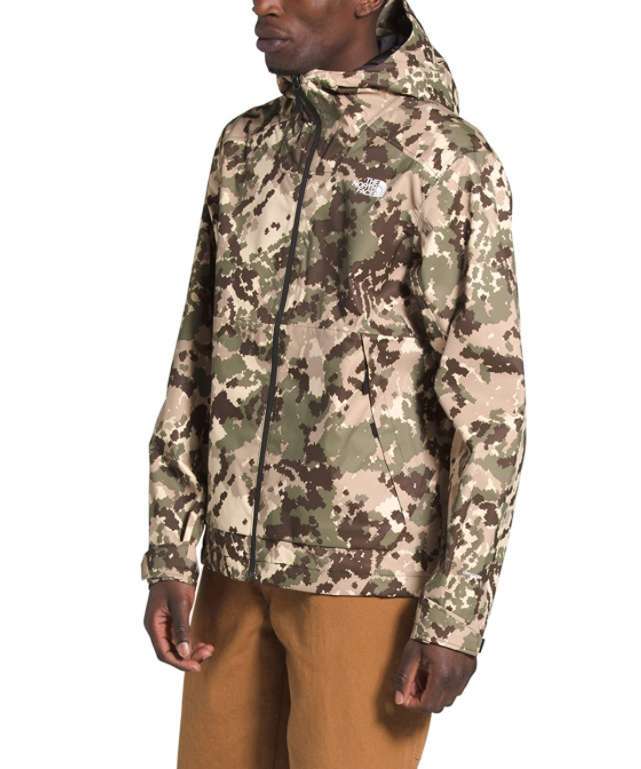The North Face Men's Millerton Jacket (Burnt Olive Green Digi Topo Print)
