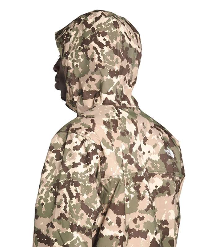 The North Face Men's Millerton Jacket (Burnt Olive Green Digi Topo Print)