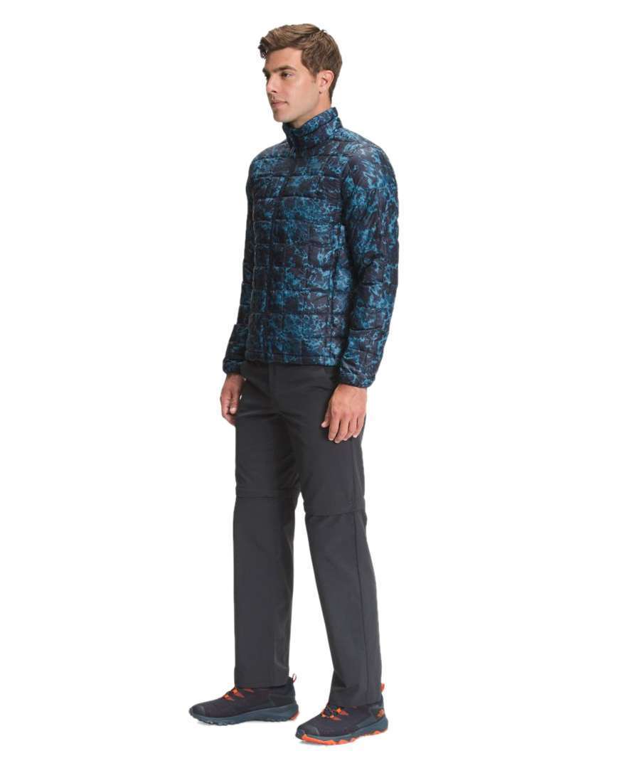 North Face Men’s Printed ThermoBall Eco Jacket #NF0A5J1F2BF Monterey Blue Enamel Camo Tonal Print