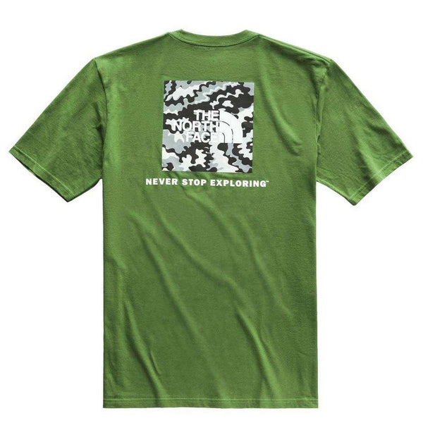 The North Face Men's Short-Sleeve Red Box T-Shirt Garden Green