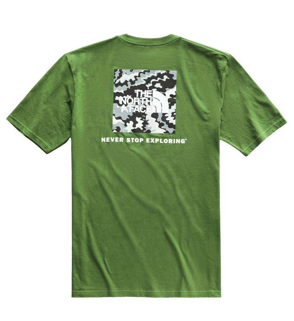 The North Face Men's Short-Sleeve Red Box T-Shirt Garden Green