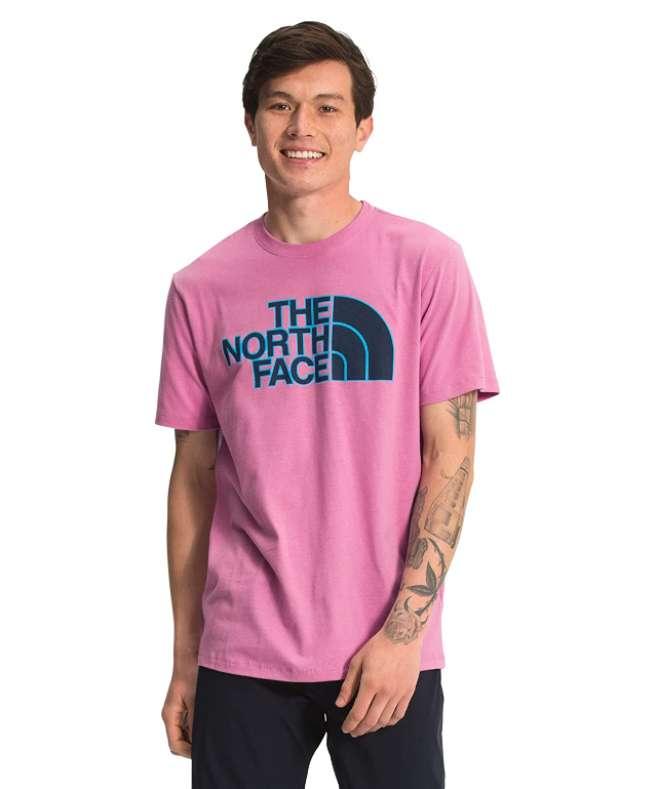 North Face Men’s Short Sleeve Half Dome Tee #NF0A4M4PY9U Sunset Mauve