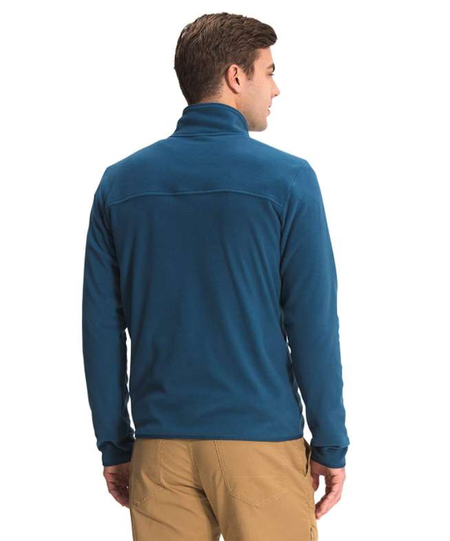 North Face Men's TKA Glacier Full Zip Jacket #NF0A4AJCBH7 Monterey Blue
