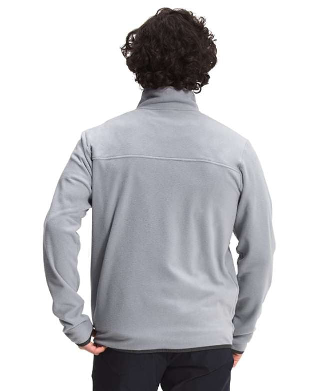 North Face Men's TKA Glacier Full Zip Jacket #NF0A4AJCV3T Mid Grey