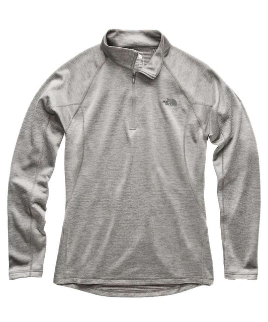 The North Face Men's Warm Long-Sleeve Zip Neck Zinc Grey