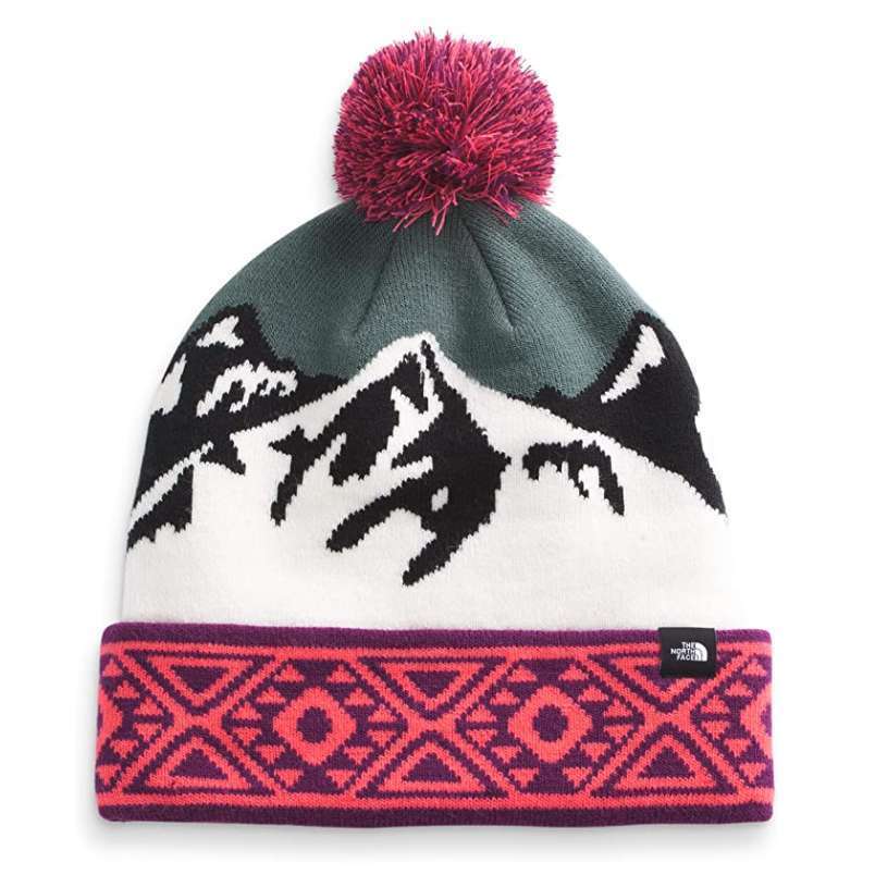 North Face Ski Tuke Pom Hat #NF0A4SIEHBS Balsam Green