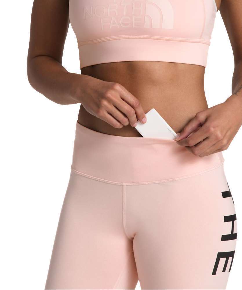 The North Face Women's 24/7 Mid-Rise Tight Pant Pink Salt