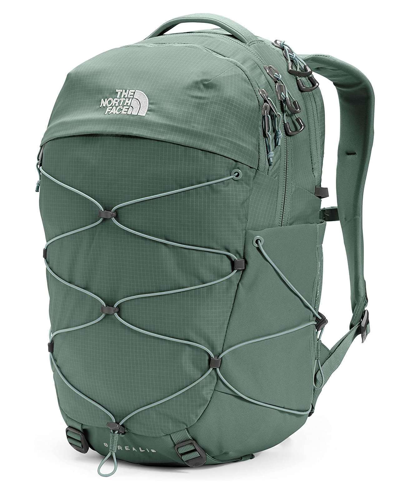 North Face Women's Borealis Backpack #NF0A52SI17N Laurel Wreath Green Silver Blue