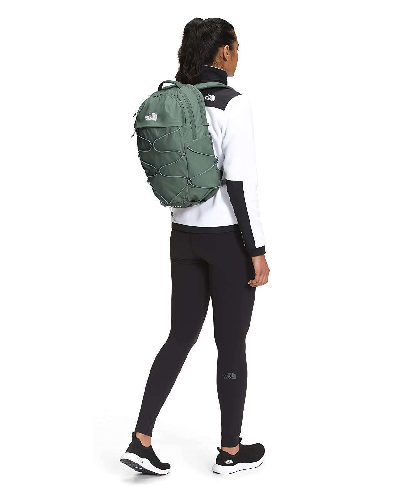 North Face Women's Borealis Backpack #NF0A52SI17N Laurel Wreath Green Silver Blue