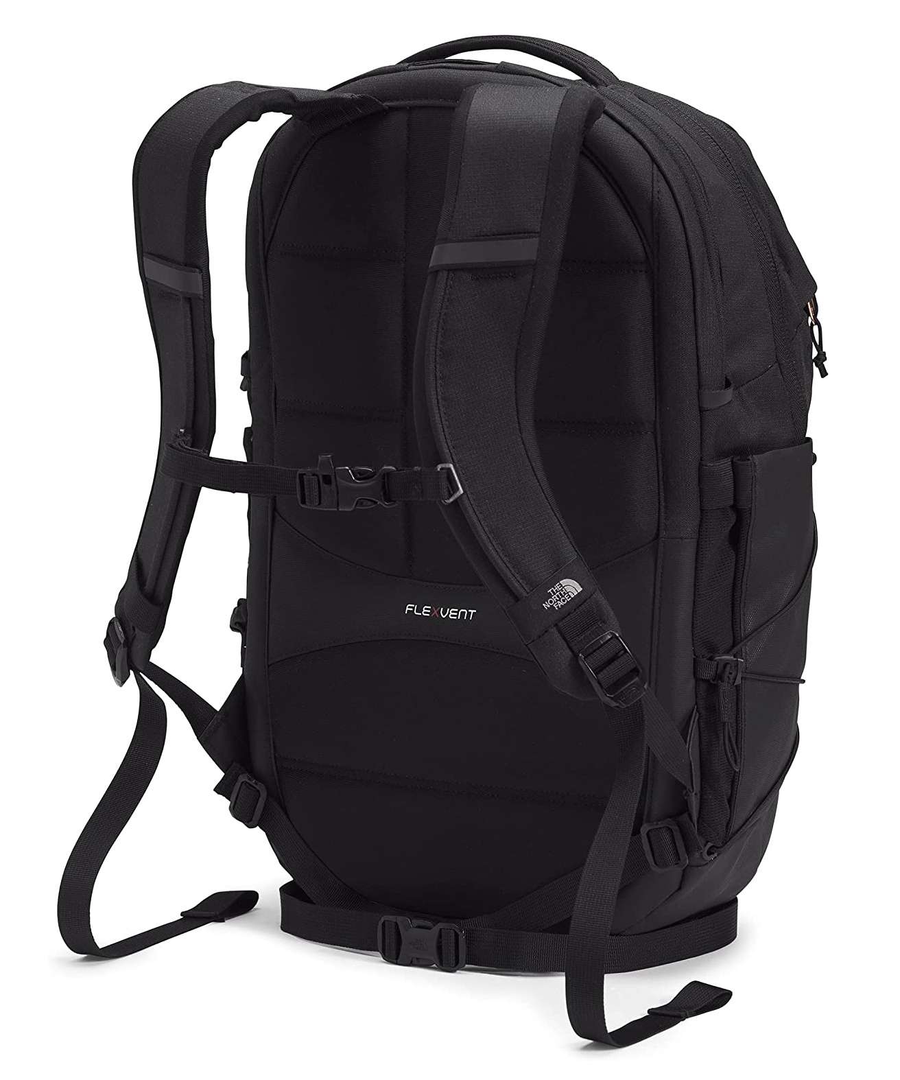 North Face Women's Borealis Backpack #NF0A52SIWBW TNF Black Heather Burnt Coral Metallic