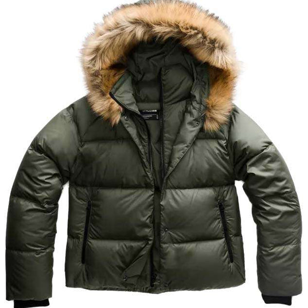 The North Face Women's Dealio Down Crop Jacket (New Taupe Green)