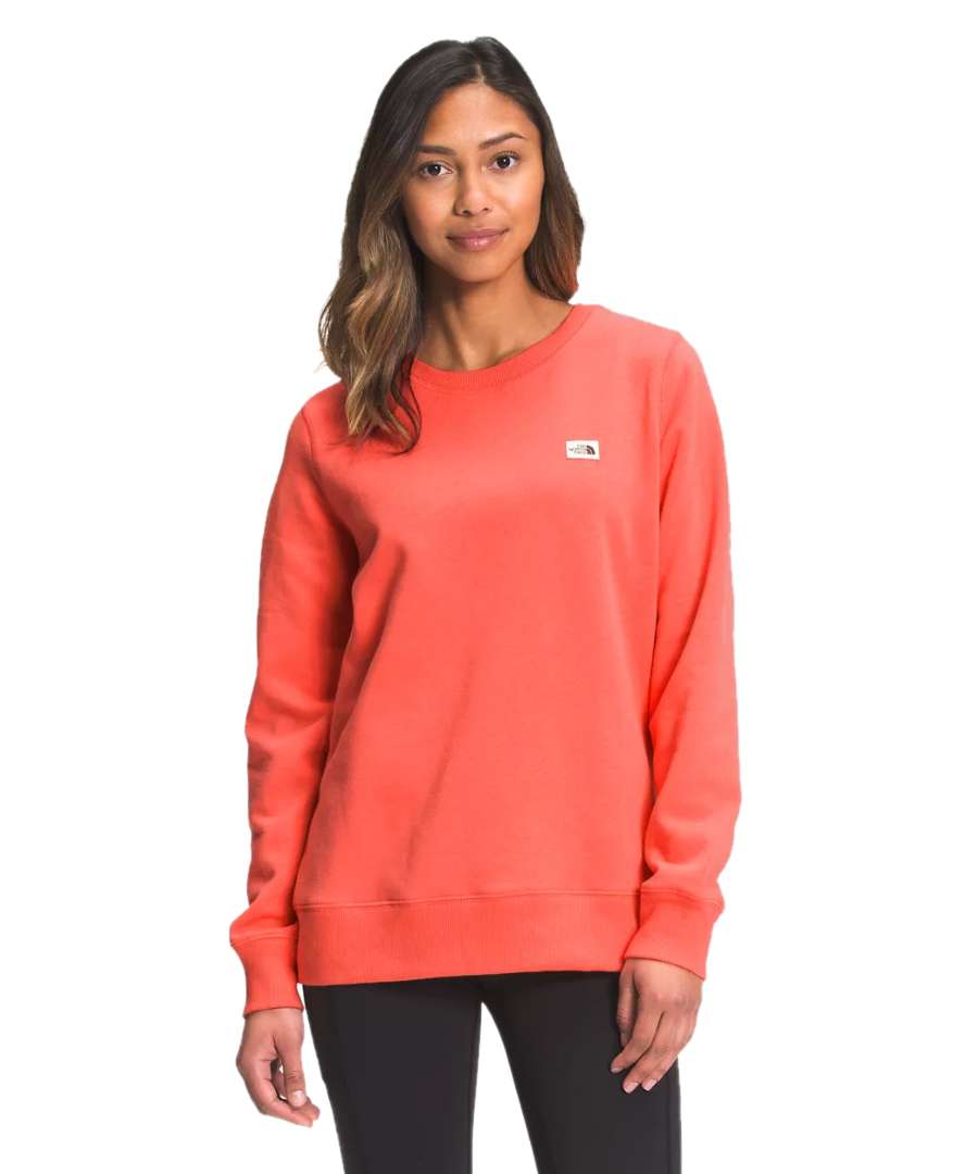 North Face Women’s Heritage Patch Crew #NF0A533RV3S Emberglow Orange
