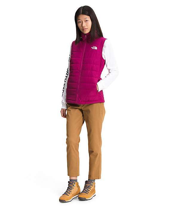 North Face Women’s Mossbud Insulated Reversible Vest #NF0A4R3GJD8 Roxbury Pink