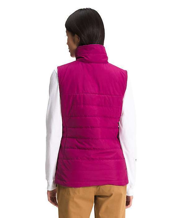 North Face Women’s Mossbud Insulated Reversible Vest #NF0A4R3GJD8 Roxbury Pink