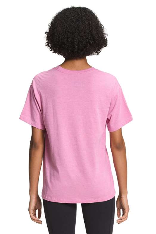 North Face Women’s Short Sleeve Half Dome Tri-Blend Tee #NF0A4ATQYEJ (Sunset Mauve Heather)