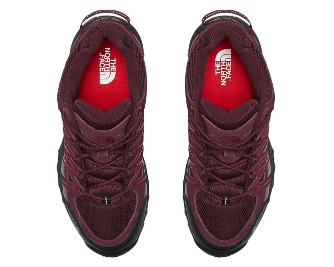 The North Face Women's Storm III Waterproof Hiking Boots  FIG/RUMBA RED