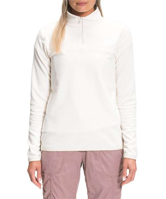 North Face Women's TKA Glacier 1-4 Zip #NF0A48KKN3N Gardenia White