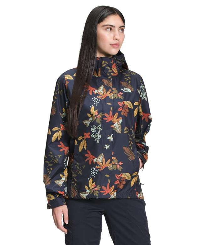 North Face Women’s Venture 2 Rain Jacket #NF0A2VCR0PM Avtrnvyspcdlnwanderrprint