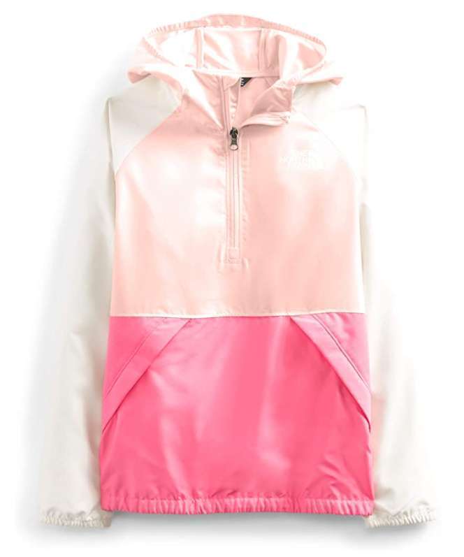 North Face Youth Packable Wind Jacket #NF0A53CQ11P (Vintage White)