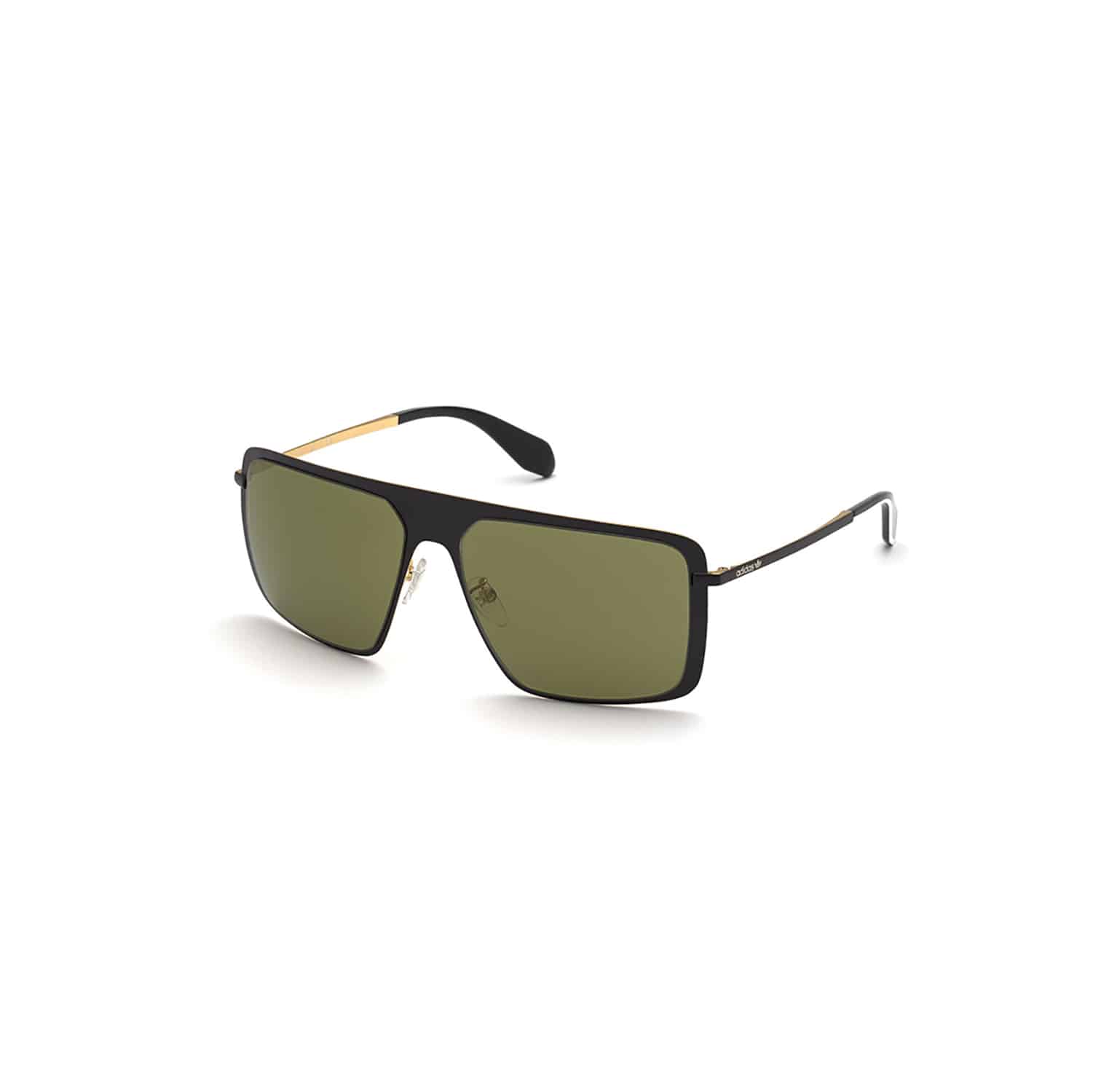 adidas Originals Sunglasses OR0036- Matte Black/Mirrored Green