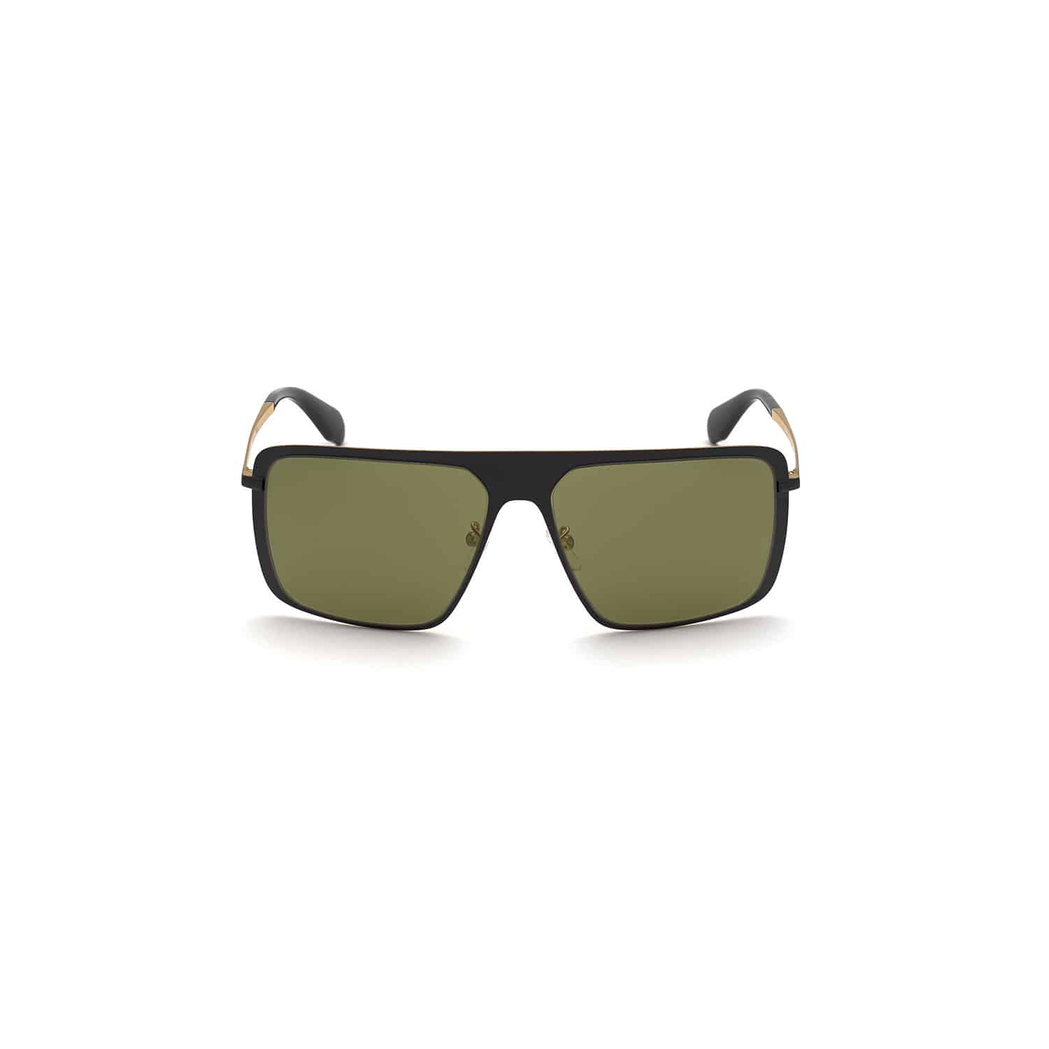 adidas Originals Sunglasses OR0036- Matte Black/Mirrored Green