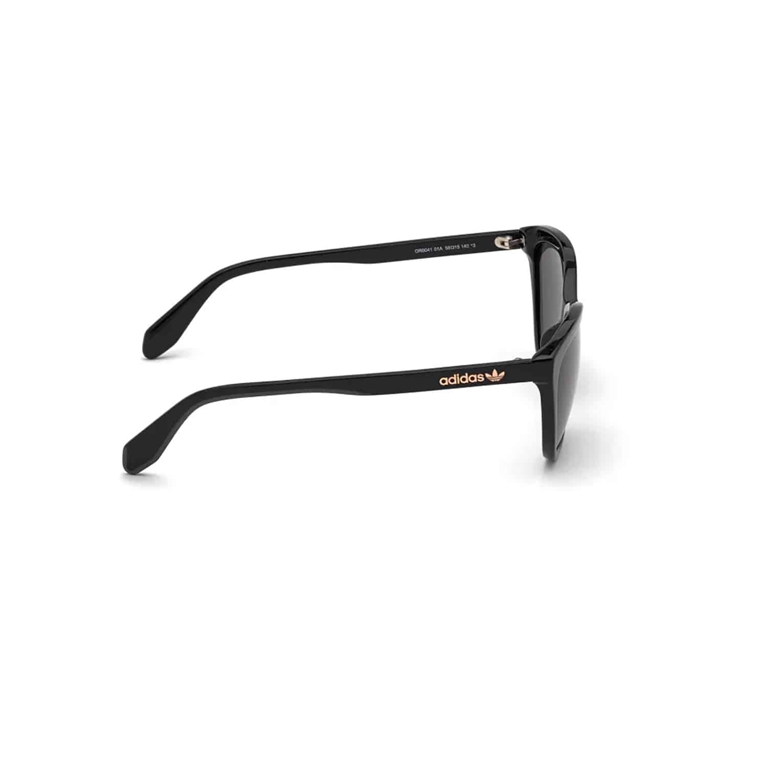 adidas Originals Sunglasses OR0041-01A, Matte Black/Grey