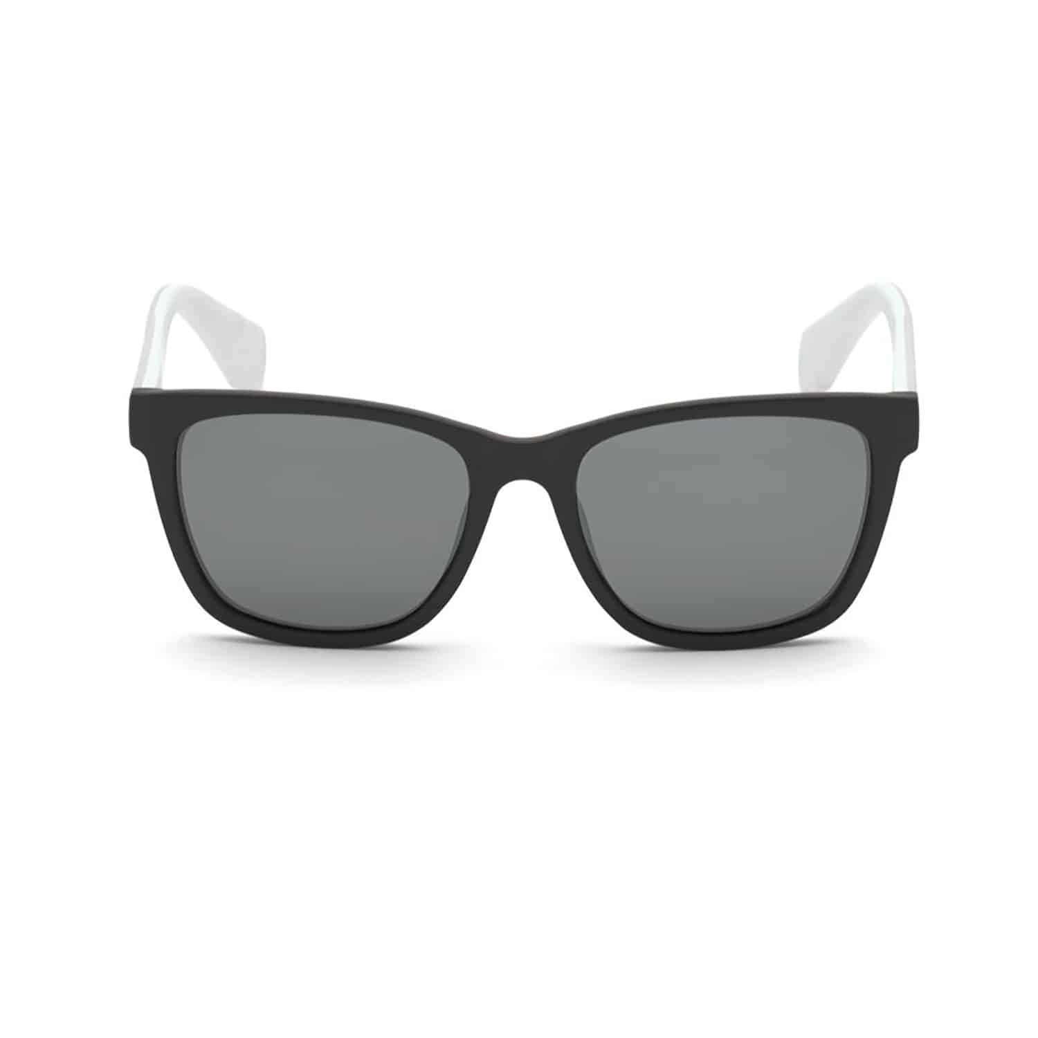 adidas Originals Sunglasses OR0044-02C, Matte Black/Mirror Smoke