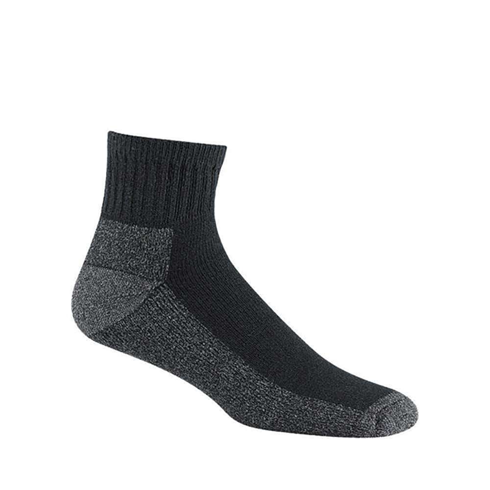 Wigwam At Work Quarter Crew Socks, 3 Pack, S1360-052, Black