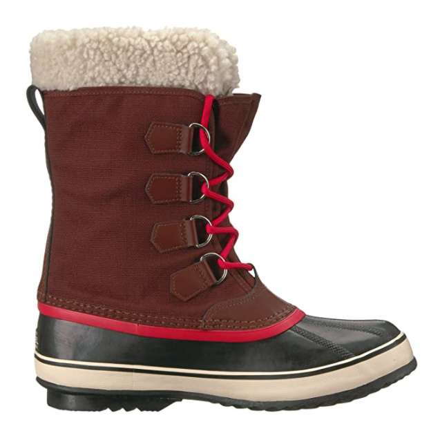 Sorel Women's Winter Carnival Waterproof Boot (Redwood/Candy Apple)