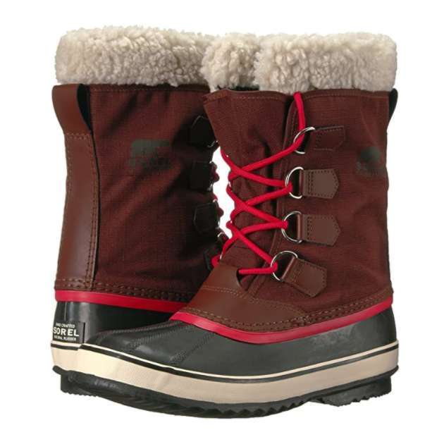 Sorel Women's Winter Carnival Waterproof Boot (Redwood/Candy Apple)