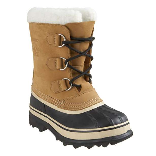 SOREL Youth Caribou Waterproof Winter Boot Buff LY1000-281