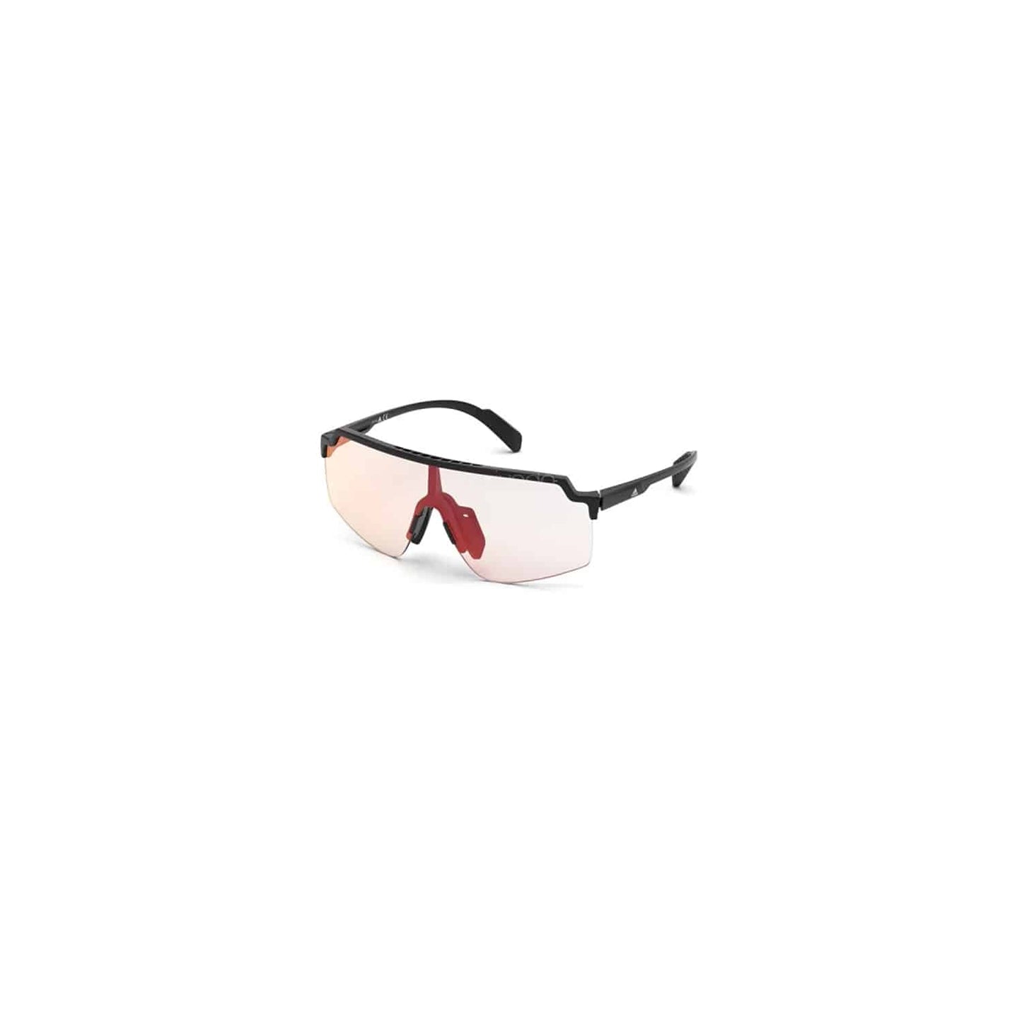 adidas Sunglasses Black Gloss/Red Grey Mirror