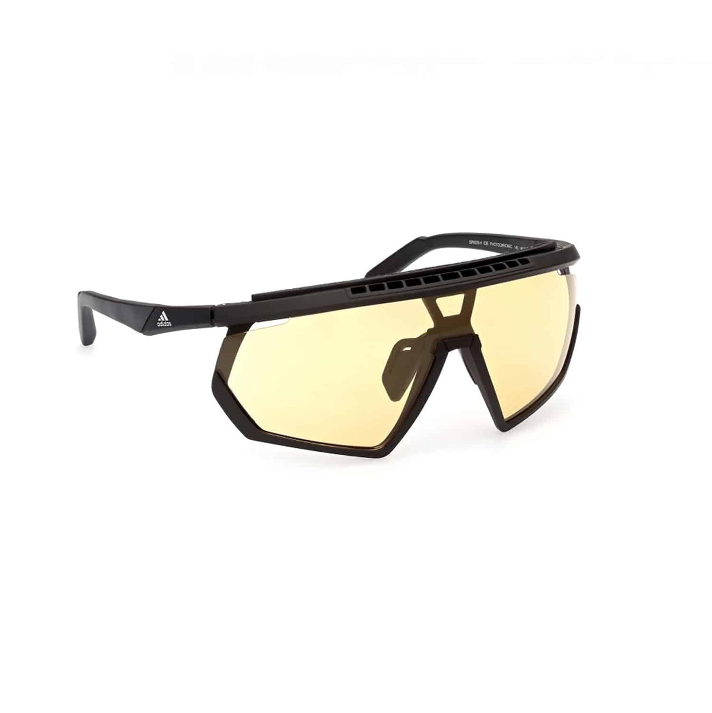adidas Sunglasses Matte Black / Yellow To Grey Photocromatic