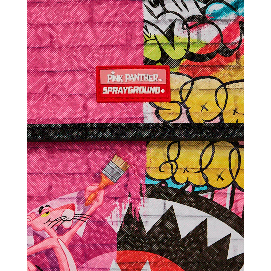 SPRAYGROUND PINK PANTHER PANINTING MESSENGER BAG