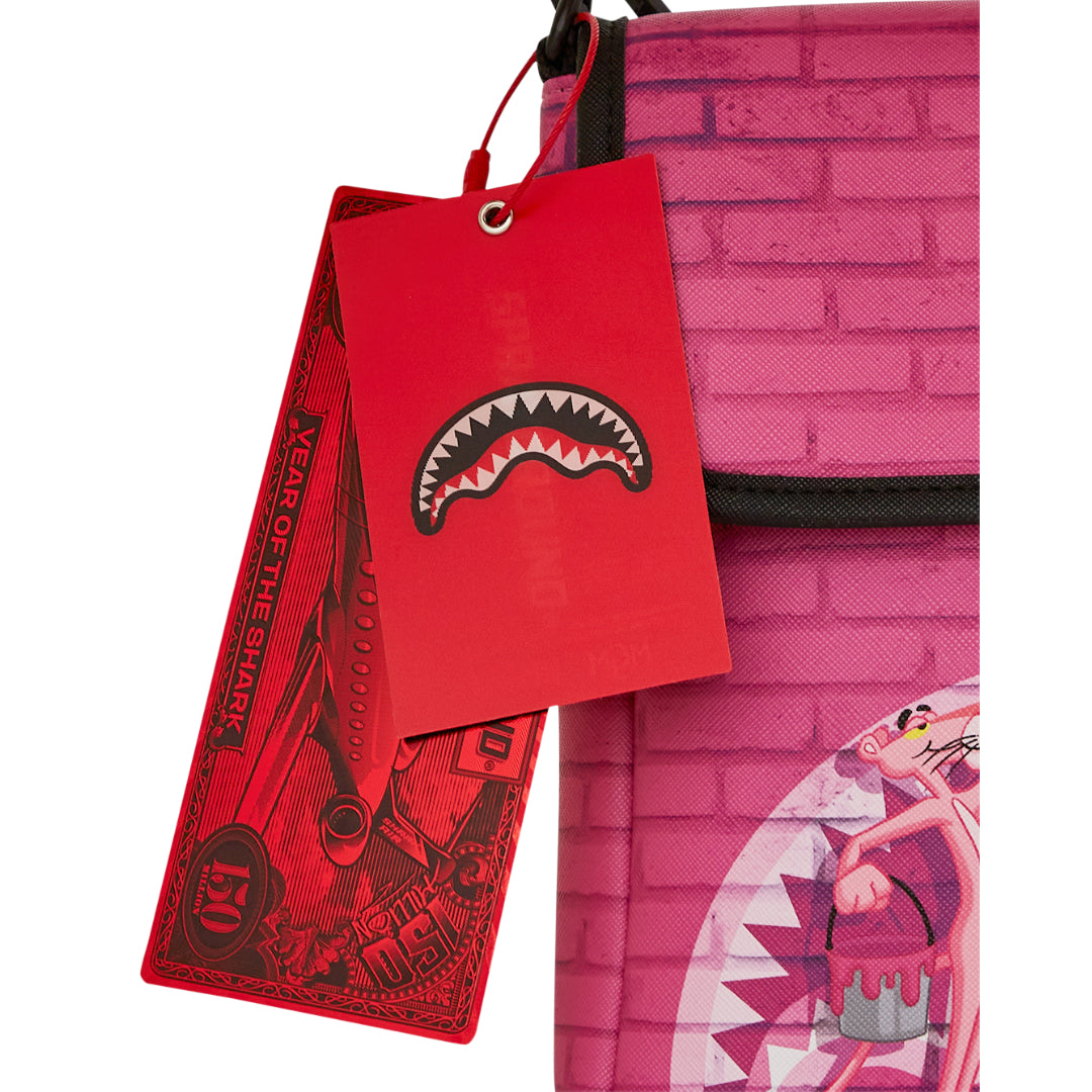 SPRAYGROUND PINK PANTHER PANINTING MESSENGER BAG