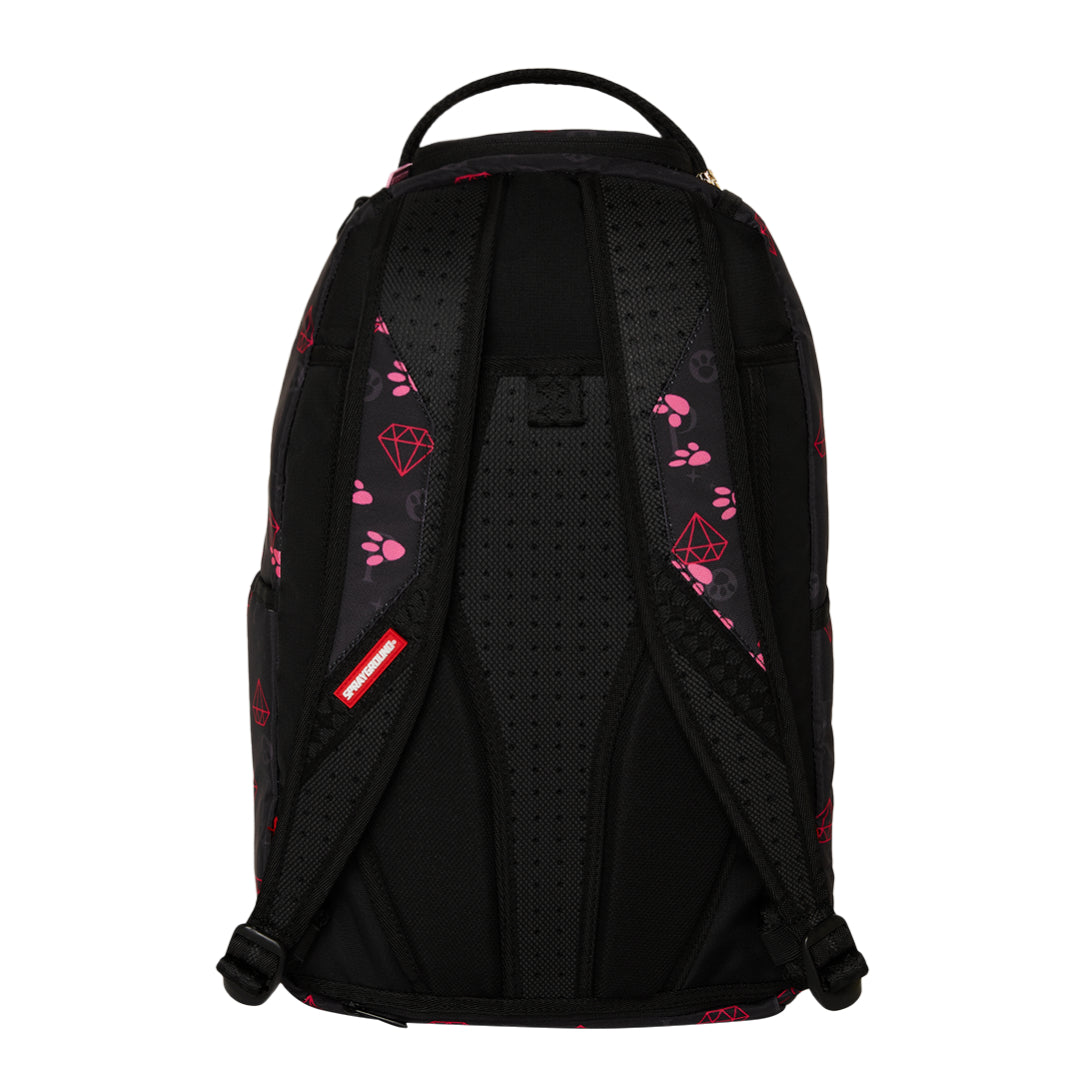 SPRAYGROUND PINK PANTHER PAW PRINTS DLXR BACKPACK
