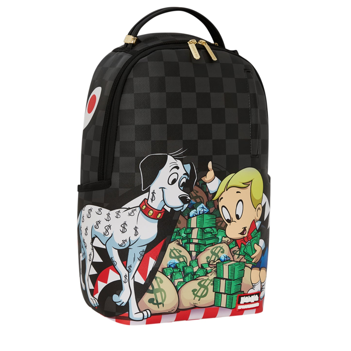 SPRAYGROUND RICHIE RICH AND DOG MONEY REVEAL DLXSV BACKPACK